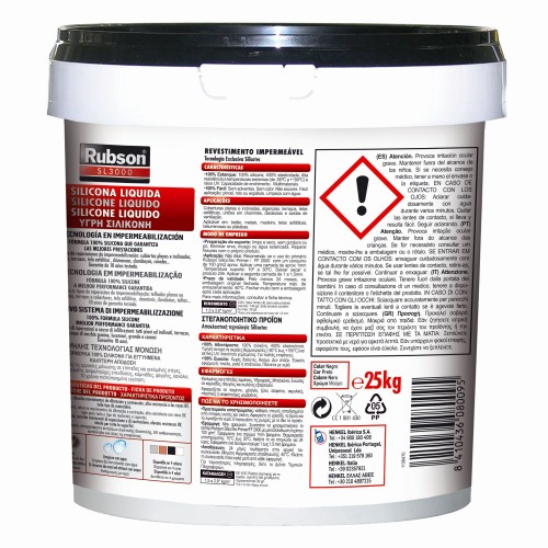Silicona Líquida AquaBlock  25Kg Negra